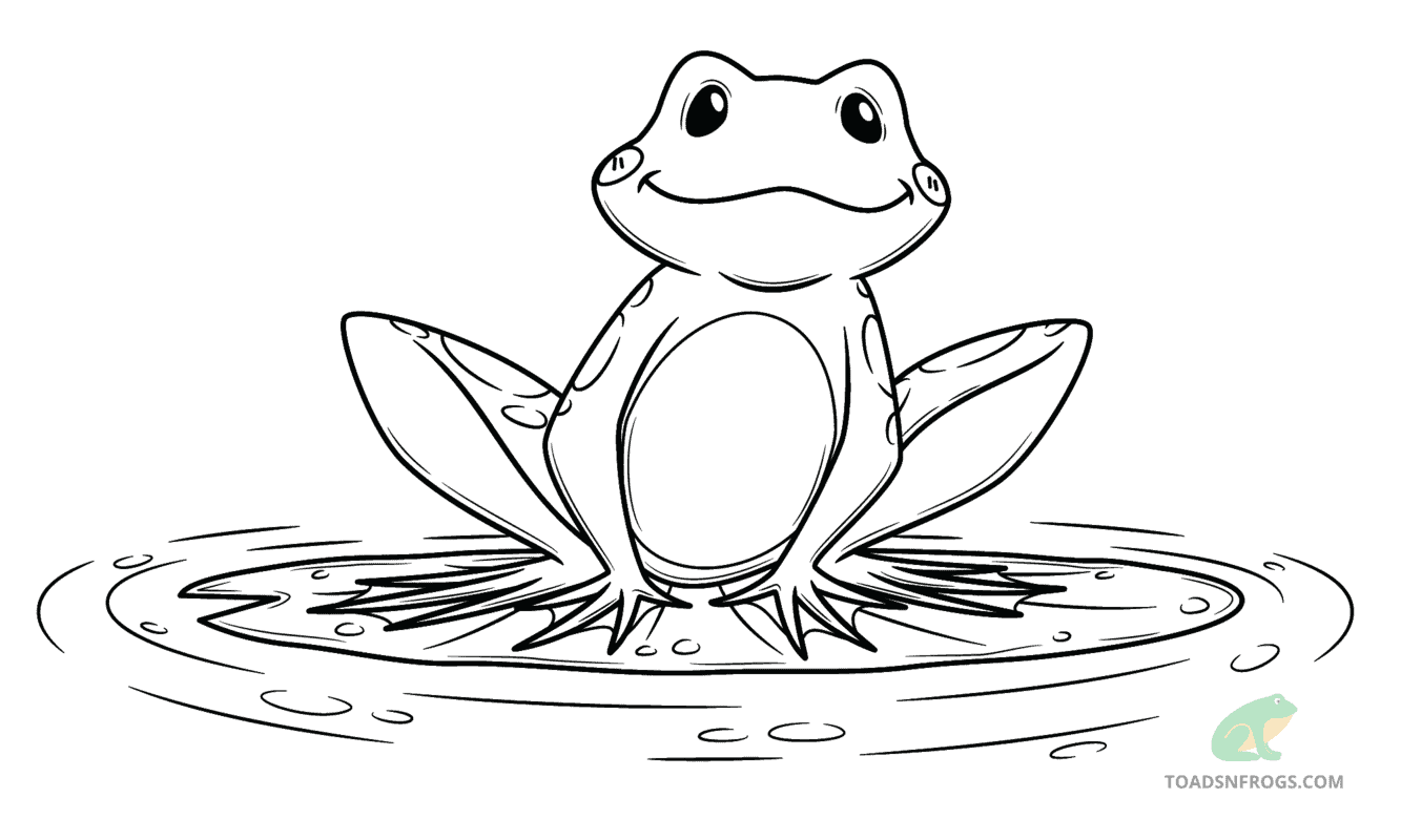 How to Draw a Cute Frog Easy  Step-by-Step